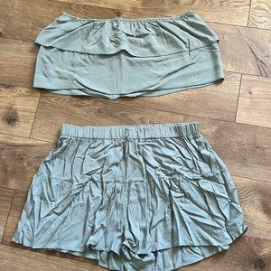 Worn once Sz 1xl Short set from SHEIN Curve